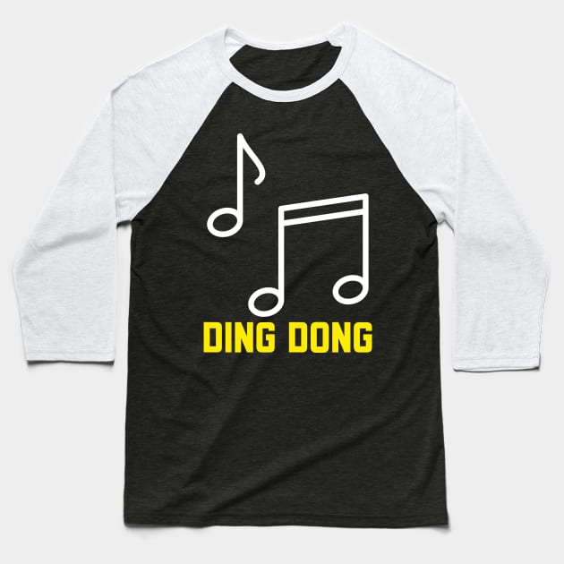 DING DONG Baseball T-Shirt by MangoJonesLife